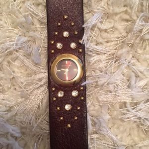 Micheal Kors Brown Leather Watch